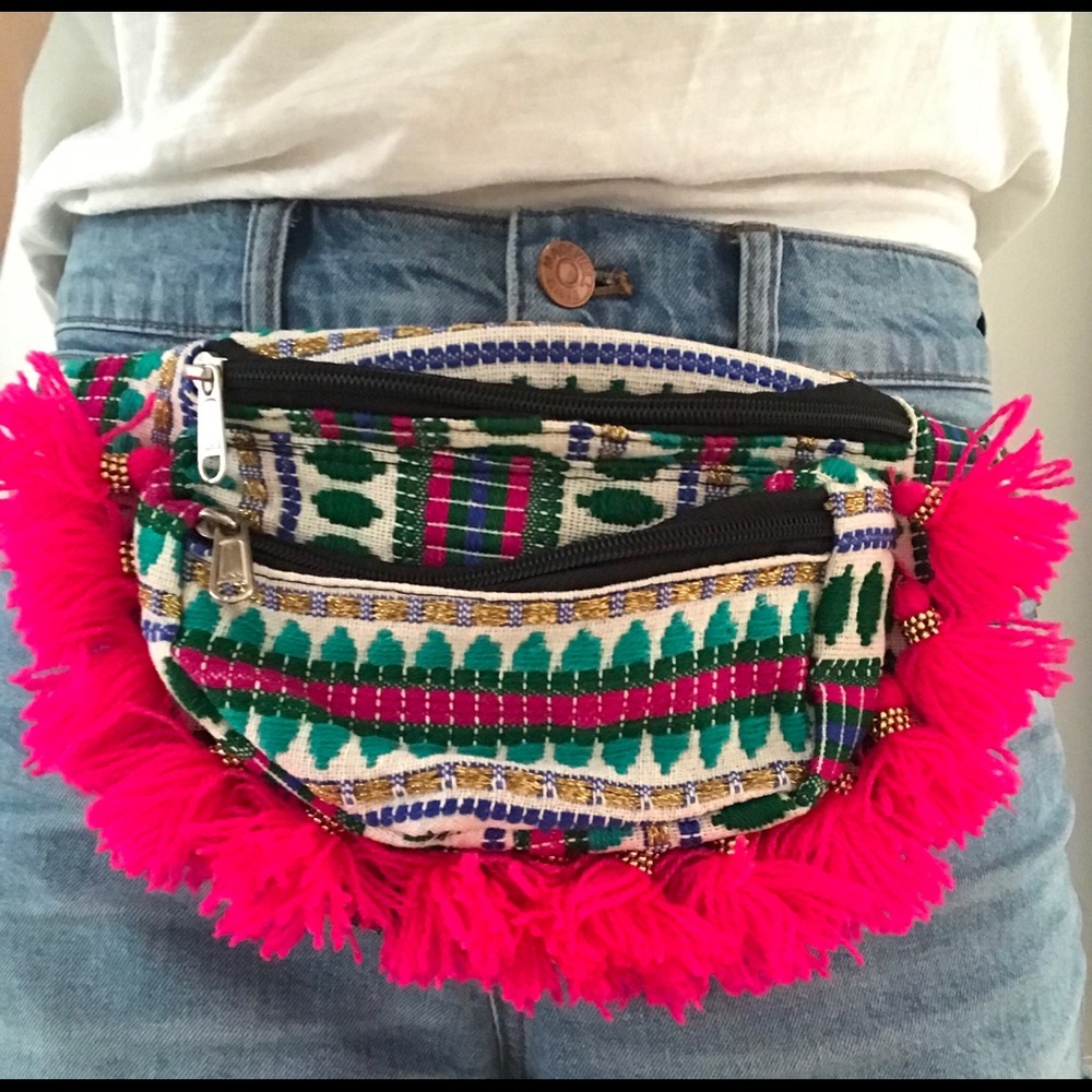 Colorful Coachella Tassel Fanny Pack